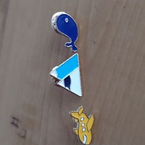 Bundle o 3 "traveler" pins
